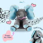 Evanna™ | Singing & Dancing Peek-A-Boo Elephant Plushie