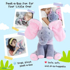 Evanna™ | Singing & Dancing Peek-A-Boo Elephant Plushie