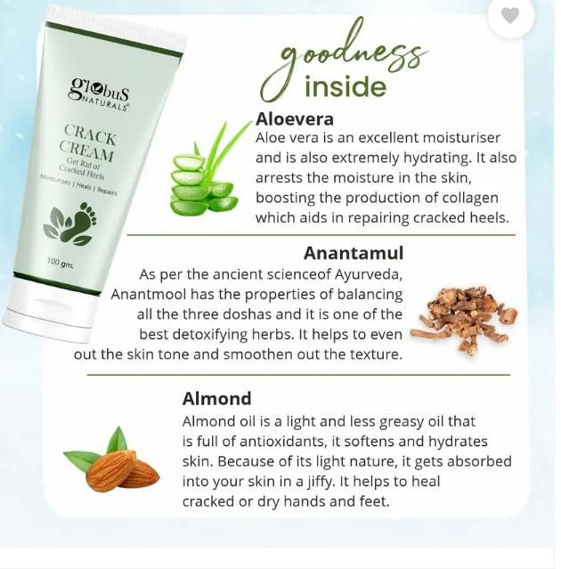 Globus Naturals® | Crack Heel Repair Cream