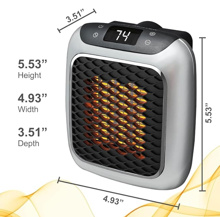HeatWave | Portable Wall Mounted Mini Heater