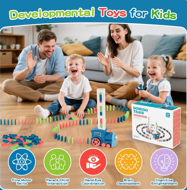 MagicPath™ | Domino Train Set For Kids