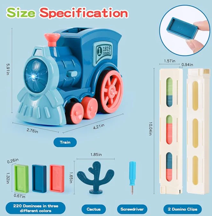 MagicPath™ | Domino Train Set For Kids